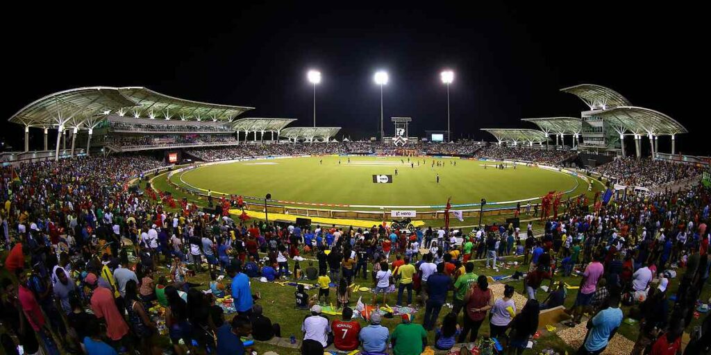 Brian Lara Stadium, Trinidad Night view & 360 view Pics
